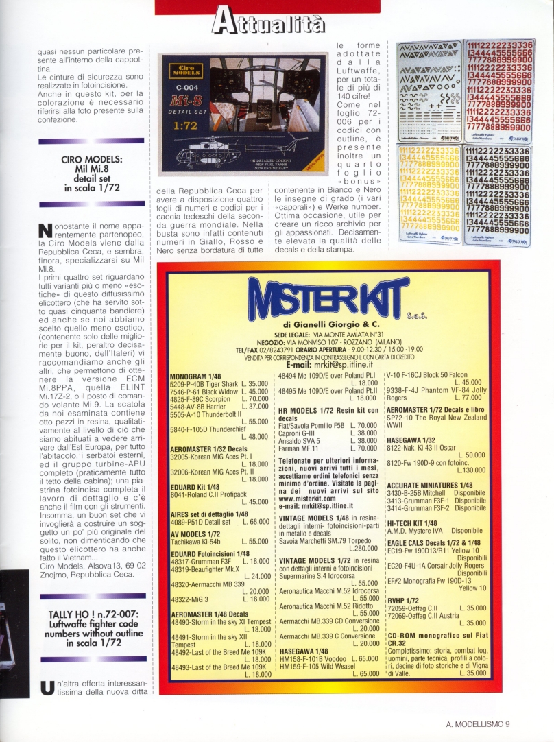 Aerei Modellismo 2000-07